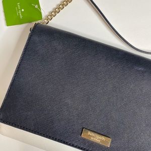 Kate Spade Black Alek Tiden Place Colorblock NWT